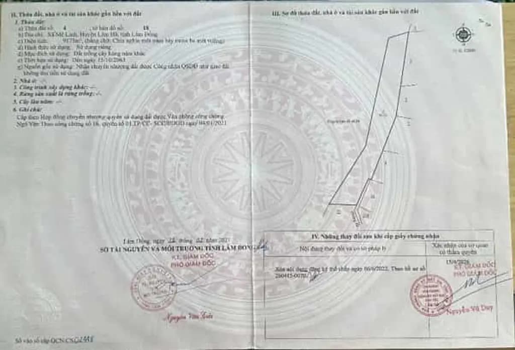 Main-Chính chủ bán gấp lô đất vườn tại Mê Linh, xã Nam Ban - Lâm Hà; Lâm Đồng; 0382639 128-3