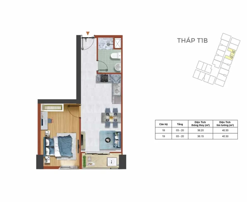 Main-CĂN HỘ GẦN BÌNH CHÁNH 1PN 1WC 40M² T1B GIÁ 1,2XX TỶ-0
