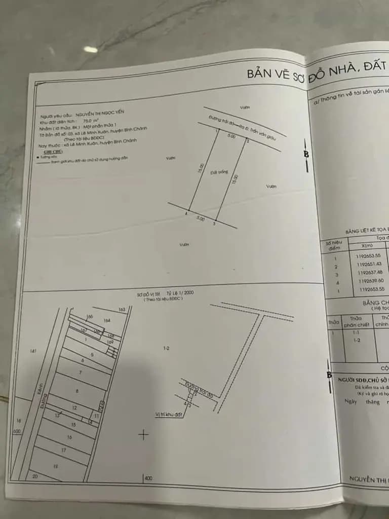 Main-Đất 75M2 - 5x15 - Xã Bình Lợi, Bình Chánh - Ngay Chợ Cầu Xáng - 270 Triệu-5