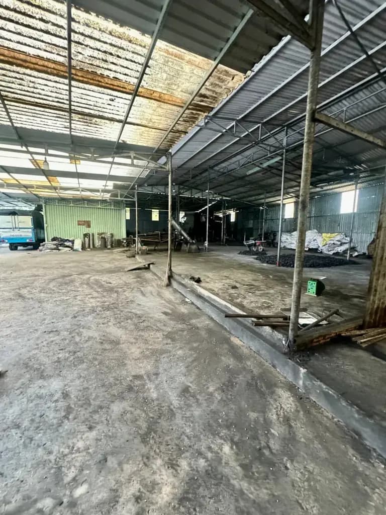 Main-Cho thuê Kho, nhà xưởng 1400m2 mặt tiền đường xe 2,5T và mặt tiền sông giá 25 triệu tại Tp Bến Tre-1