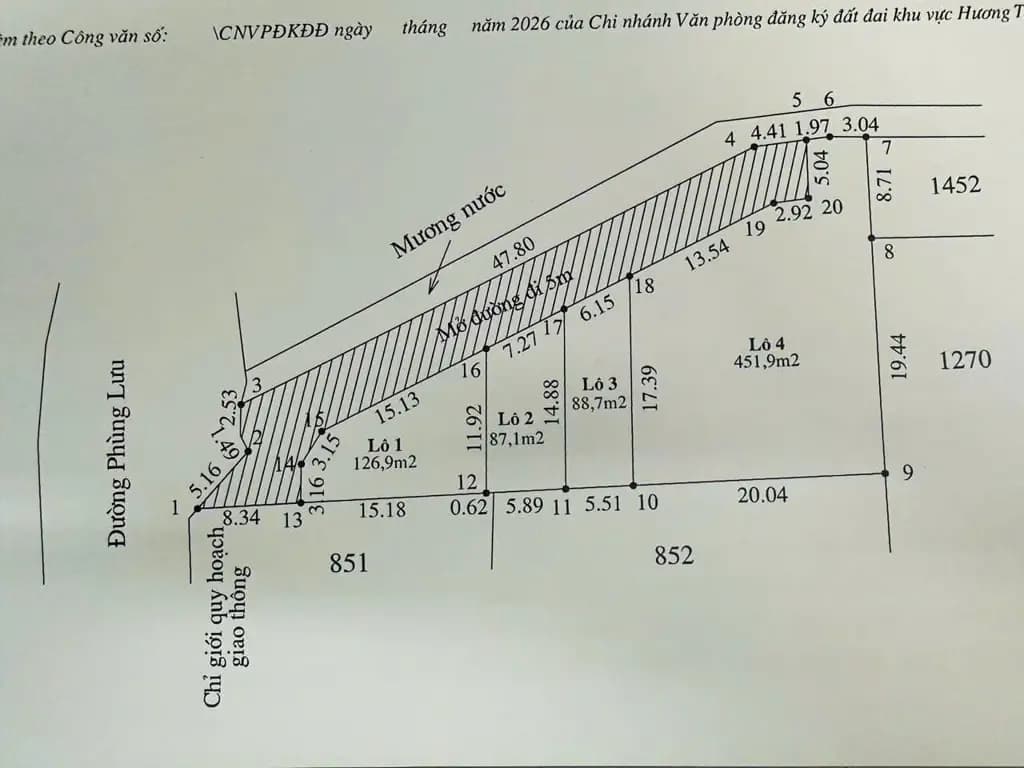Main-Bán đất kiệt Phùng Lưu - gần làng Đại Học - Huế-2
