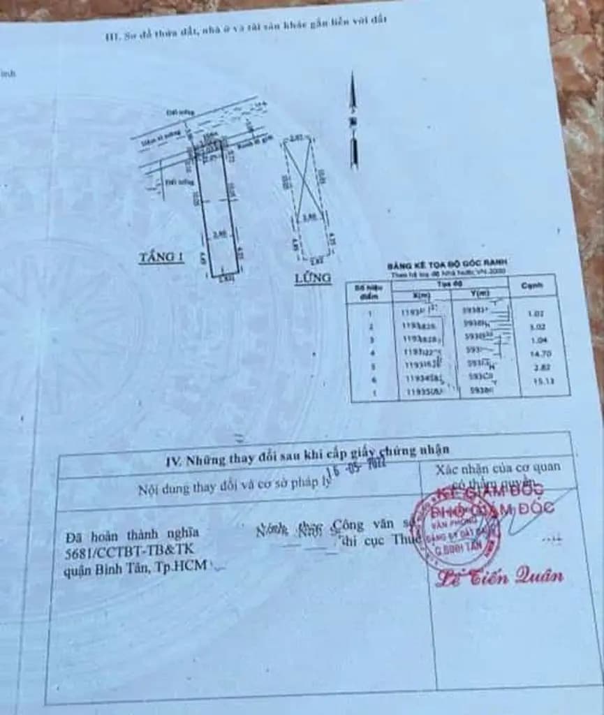 Main-Nhà 45m2 - 2 Tầng - Tân Kỳ Tân Quý - Hẻm Ôtô 4m Thông - Cách Aeon Tân Phú 5 Phút-1