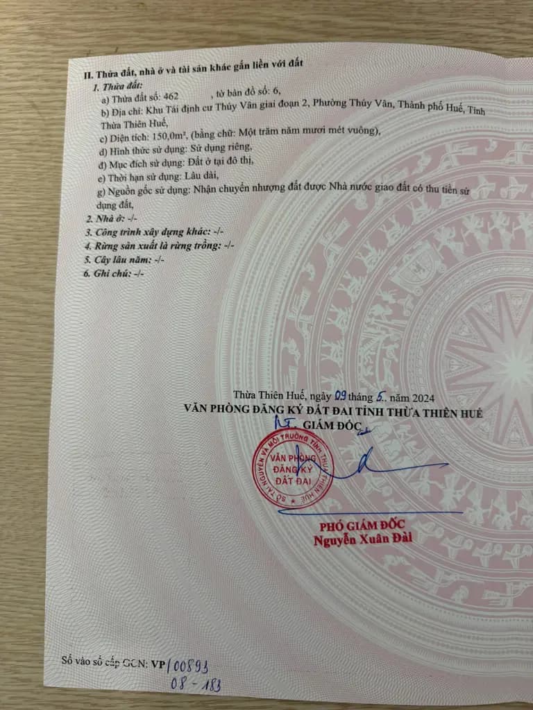 Main-Bán đất MT đường Lê Tự Đồng - Kqh Thủy Vân - Phường Vỹ Dạ (mới) - Thành Phố Huế-1