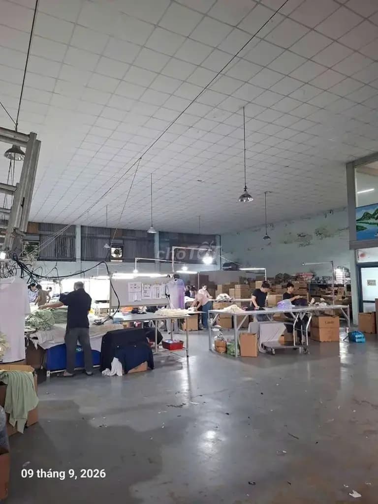 CHO THUÊ NHÀ XƯỞNG 1200m2 GIÁ THUÊ 70 TRIỆU/THÁNG