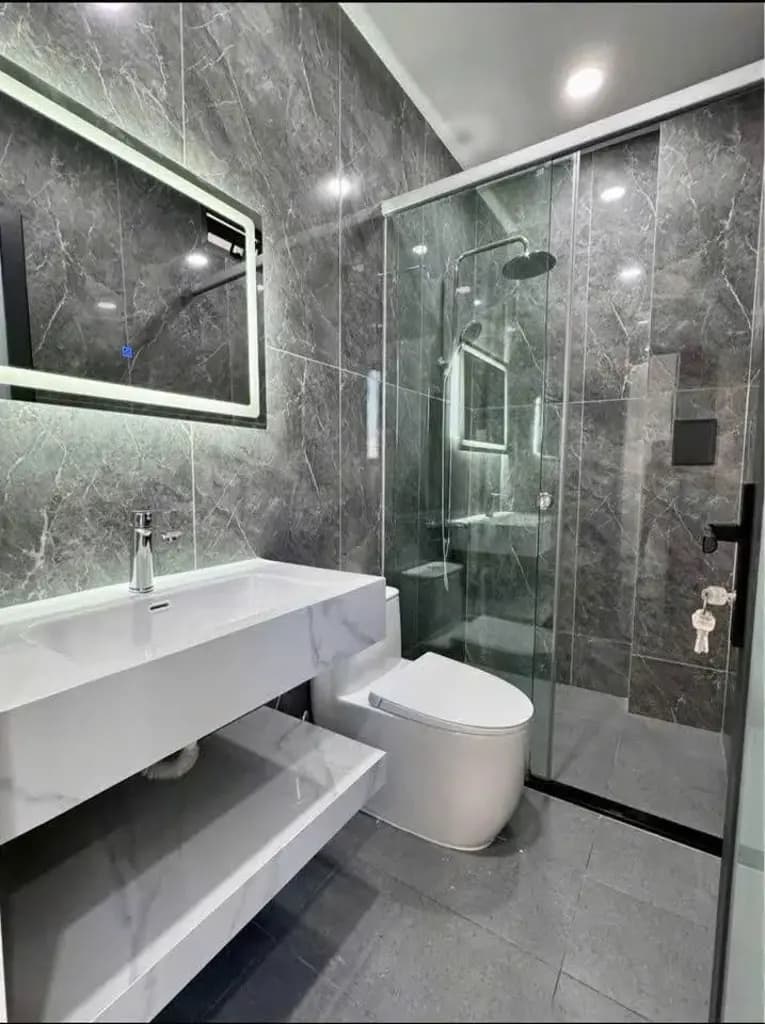 Main-🍀 Cần Tiền Về Quê Bán Nhanh Căn Nhà Trệt Lầu Mới Xây Ngay Chợ Thạnh Phú-5