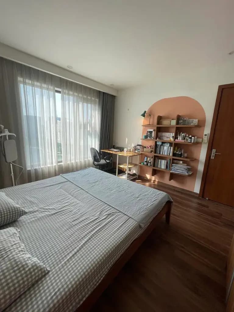 Main-Cho thuê căn hộ 2 ngủ toà B Việt Đức Compex - LÊ VĂN LƯƠNG, Thanh Xuân. 16 triệu/tháng.-4