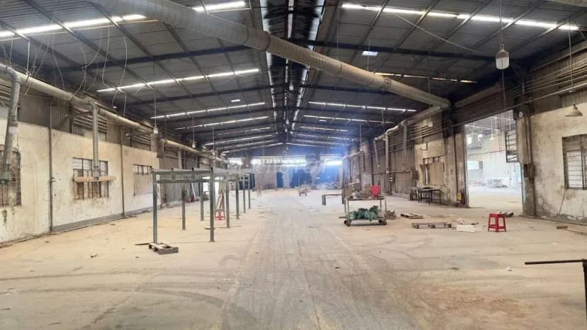 Xưởng giá rẽ Thuận An 6500m²/200tr đường cont điện hạ bình sx đa nghề