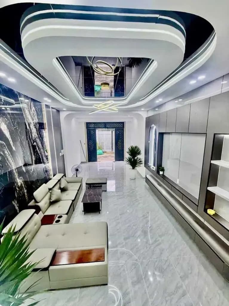 Main-Bán nhà 1 sẹc Lâm Thị Hố, nhà mới 3 tầng 4x17m, hẻm 6m. Giá chỉ 5,670 Tỷ-2