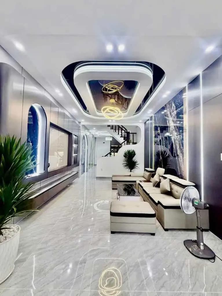 Main-Bán nhà 1 sẹc Lâm Thị Hố, nhà mới 3 tầng 4x17m, hẻm 6m. Giá chỉ 5,670 Tỷ-1
