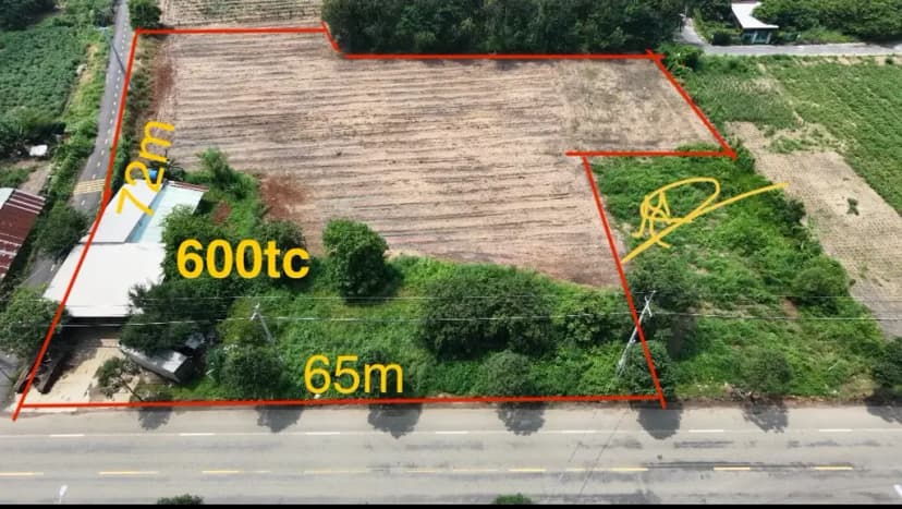 Góc 2 MT Bình Ba - Đá Bạc giá quá tốt , chỉ 2.3tr/m2