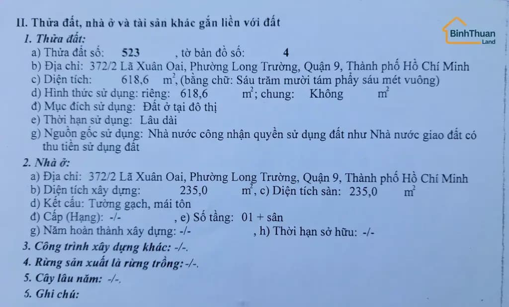 Main-✨ Bán 618,6 m2 Đất Thổ Cư - Mặt Tiền Lã Xuân Oai - Vị Trí Kinh Doanh - Gần Khu Công Nghệ Cao ✨-2
