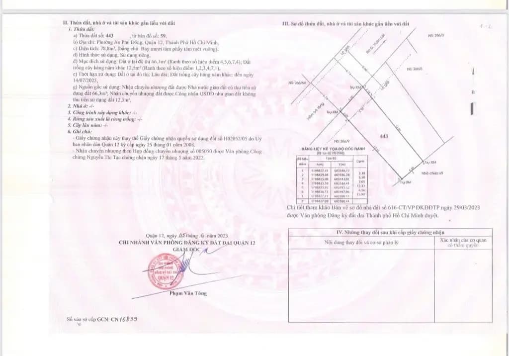 Main-Bán Đất 78.8m2 có sẵn 66.3 m2 thổ cư giá 6.5 tỷ tại Đường Vườn Lài Phường An Phú Đông Quận 12 TP. Hồ Chí Minh-3