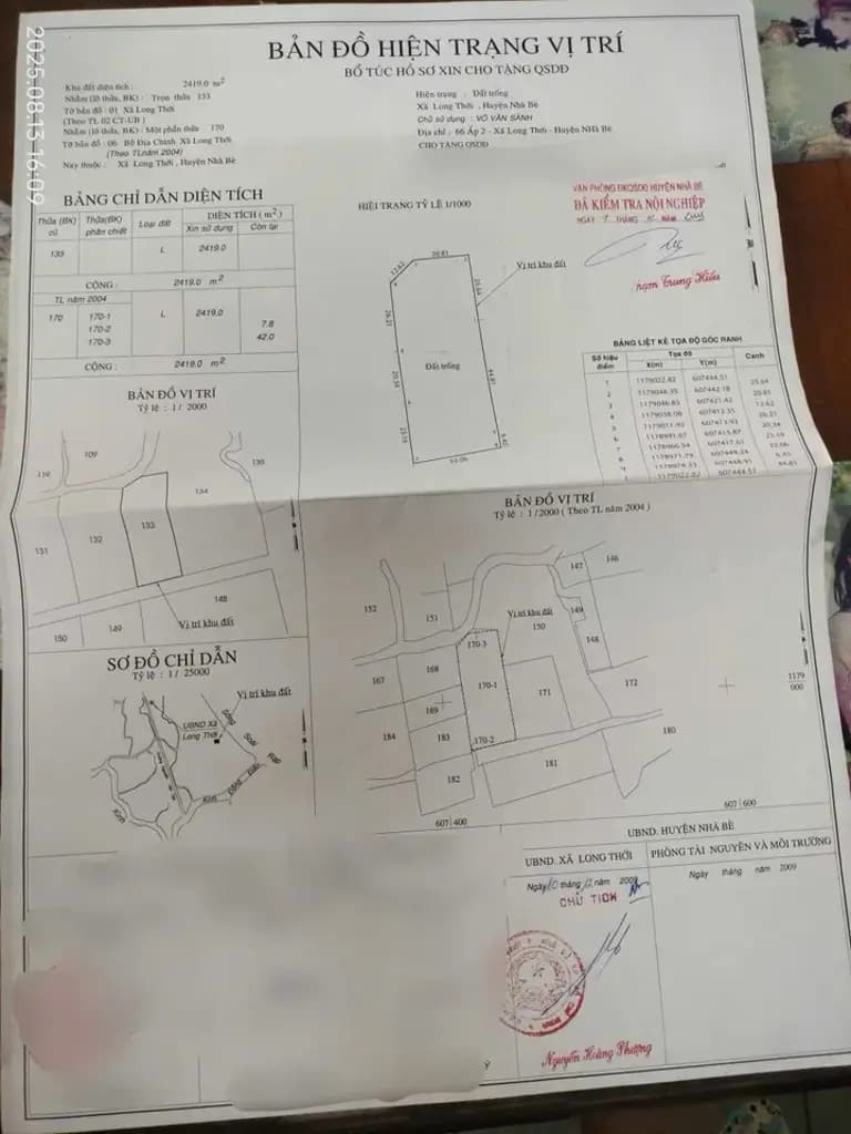 Main-Bán Đất 2419m2 giá 4.84 tỷ tại Đường Nguyễn Hữu Thọ Xã Long Thới Huyện Nhà Bè TP. Hồ Chí Minh-1