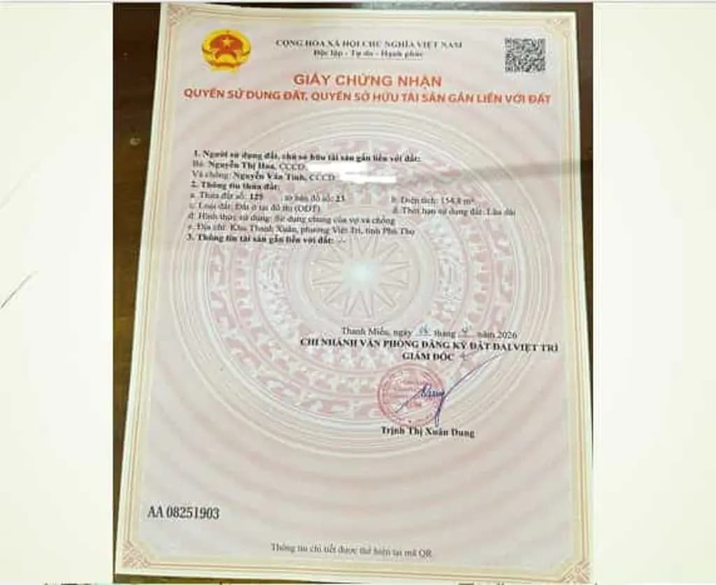 Main-CHÍNH CHỦ CẦN BÁN LÔ ĐẤT - VỊ TRÍ TRUNG TÂM TẠI KHU THANH XUÂN - VIỆT TRÌ - PHÚ THỌ-1