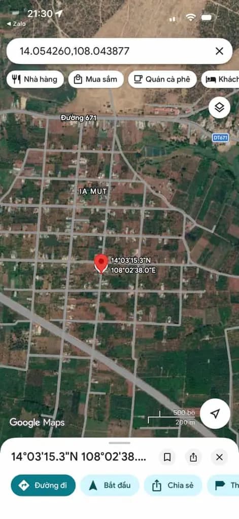 BÁN ĐẤT XÃ ĐAK ĐOA, GIA LAI – 450M² – MT 6M NỞ HẬU 7M – GẦN ĐƯỜNG TRÁNH QL19 – 900 TRIỆU