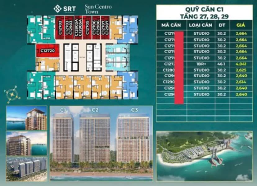 Bán căn hộ chung cư mặt biển Hạ Long 30m2 giá 2,6 tỷ của Sungroup