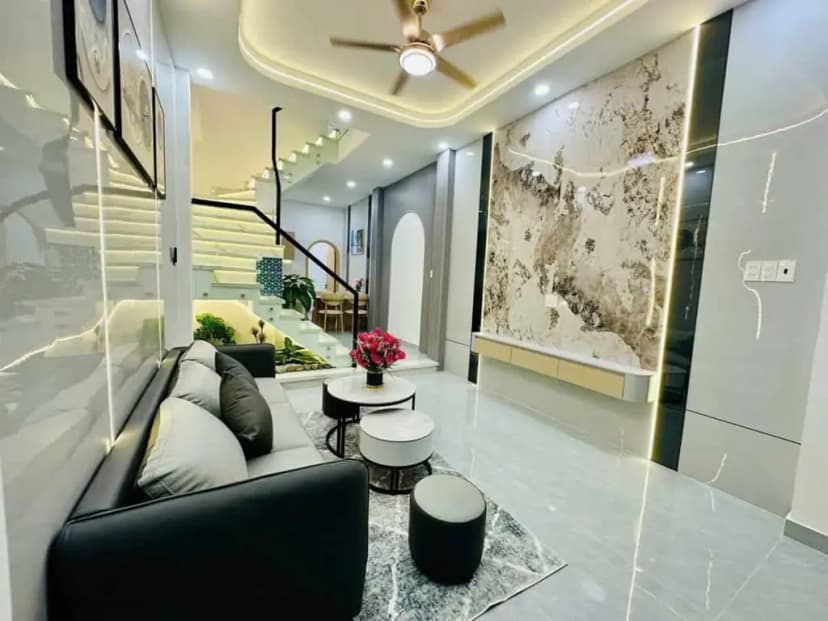 NHÀ ĐẸP GÒ VẤP – HẺM XE HƠI THÔNG – FULL NỘI THẤT CAO CẤP – CHỈ 5,49 TỶ! ĐƯỜNG SỐ 4