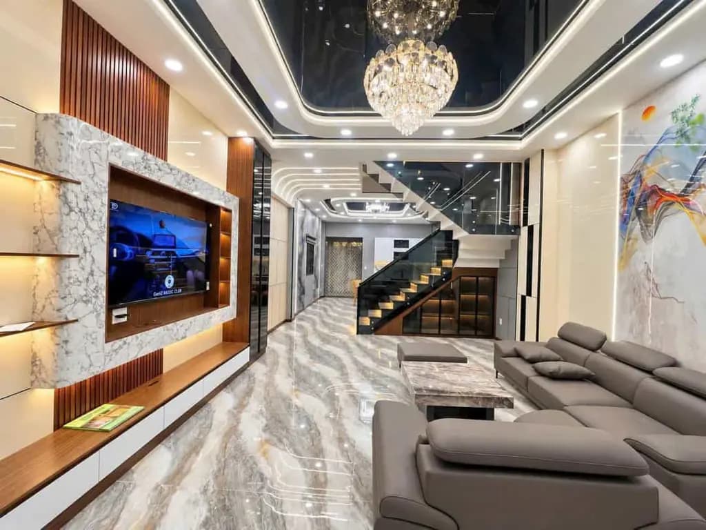 Main-Bán nhà mới xã Bà Điểm 7x17m MT đường nhựa 7m thông, gần ngã năm chợ đầu mối. giá 7,5 Tỷ-2